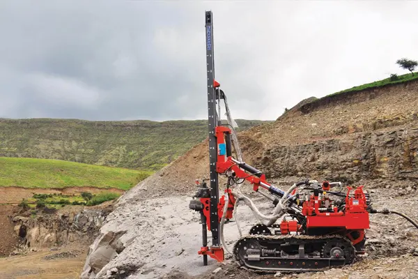 Feydeyên makîneyên drilling Crawler anchor